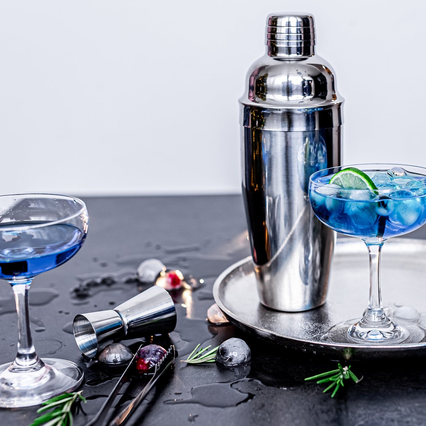 ORNA Cocktail Shaker Set of 10 pieces, Stainless Steel Cocktail Making Kit, 750 ml